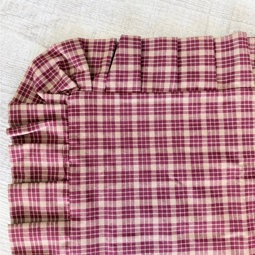 Donna Sharp ~CAMPFIRE PLAID~25" Euro Sham ~ Kentucky Original NWOT
